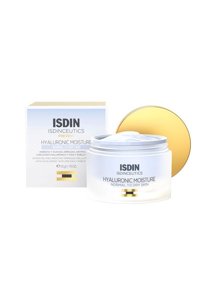 Isdinceutics Hyaluronic Moisture Cream (Normal/Dry Skin) 50Ml