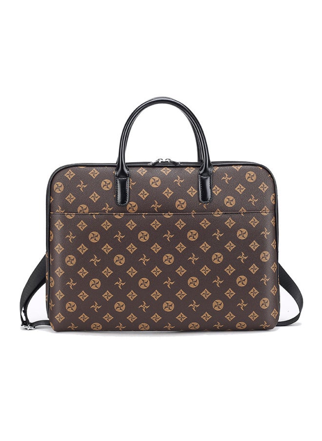 Laptop Bag Is Suitable For Apple Notebook Macbook Air13.3/14/15 Inch Female Single Shoulder Official Document-Color:Black Grid With Black-Size:13.3inch