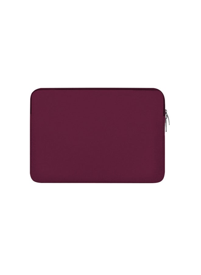 Portable Laptop Computer Bag Tablet Inner Sleeve Ipad Protective Case Foam Computer Bag Handheld Notebook Pouch-Color:Burgundy-Dimensions:13 Inch