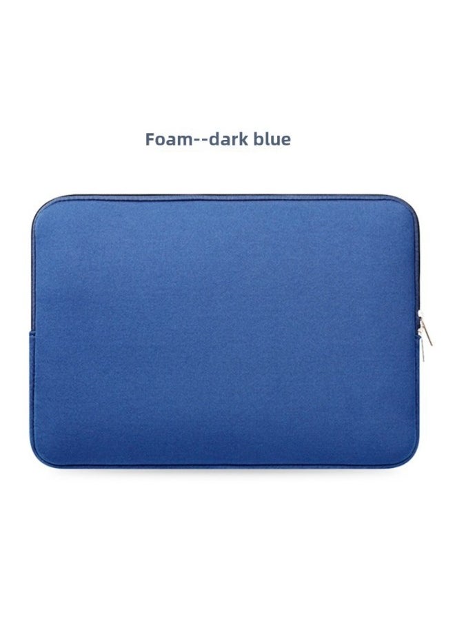 Drop-Resistant Zipper Foam Thickened 15-inch Air13macbook11pro14 Asus Laptop Sleeve Bag-Color:Royal Blue-Dimensions:10 Inch