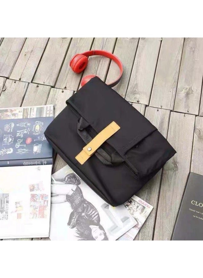 Crossbody Bag Boys Shoulder Bag Student Casual Men's Satchel Handbag Japanese Postman Bag Computer Bag Briefcase-Color:Light Gray