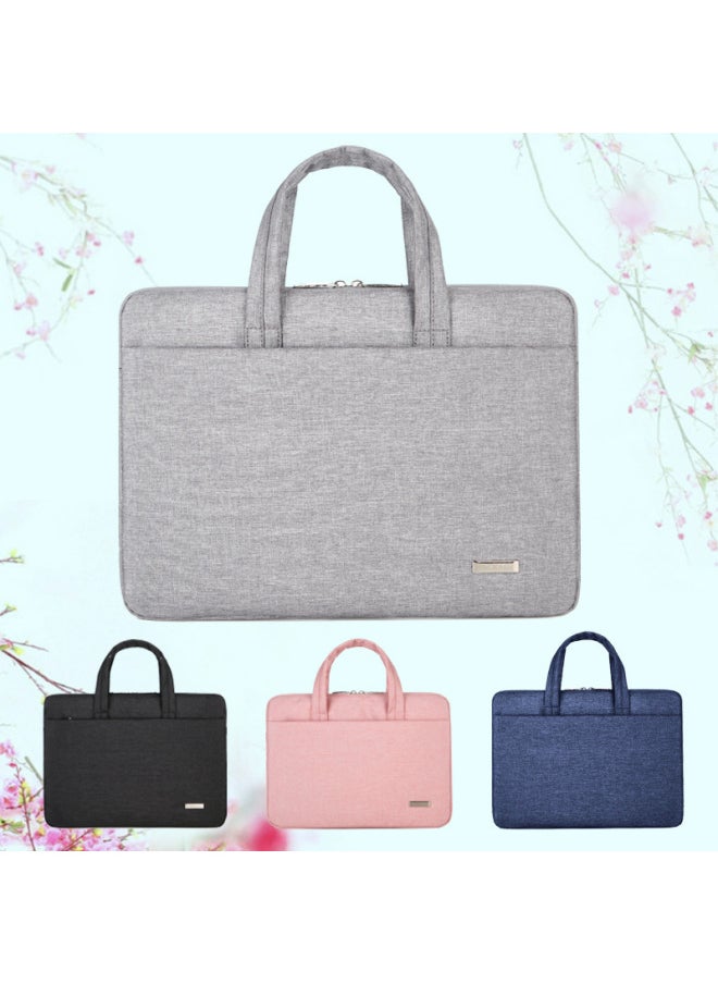 Fashionable Women's 15.6 Inch Laptop Handbag Computer Bag Inner Core Printing Logo Customization Available-Color:Black + Power Pack-Dimensions:11~12 Inch Universal