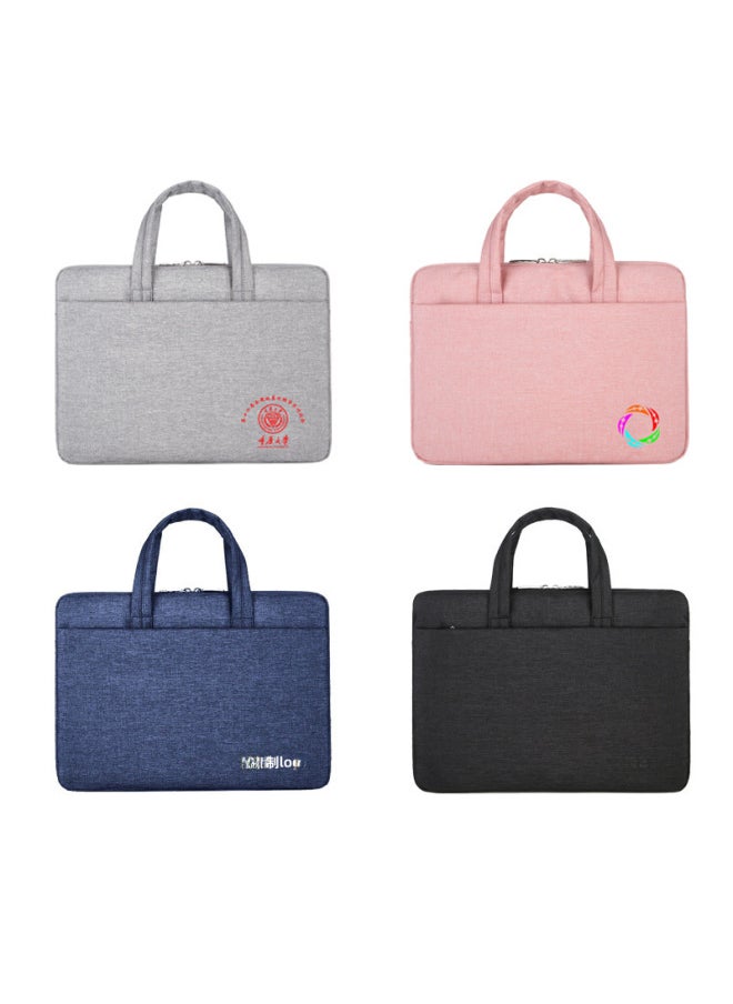 Fashionable Women's 15.6 Inch Laptop Handbag Computer Bag Inner Core Printing Logo Customization Available-Color:Black + Power Pack-Dimensions:11~12 Inch Universal