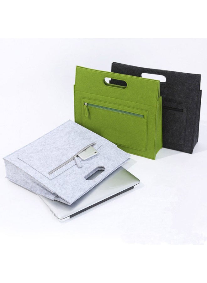 Simple Laptop Bag Women's Portable 15.6 Inch Business Exhibition Bag Briefcase Custom Logo-Color:Pink-Size:13inch