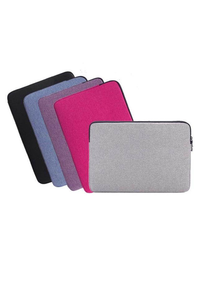 Simple Computer Protective Case Color Velvet 10 Inch 13 Inch 15.6 Inch Fashion Tablet Laptop Liner Bag-Color:Light Blue-Dimensions:8 Inch
