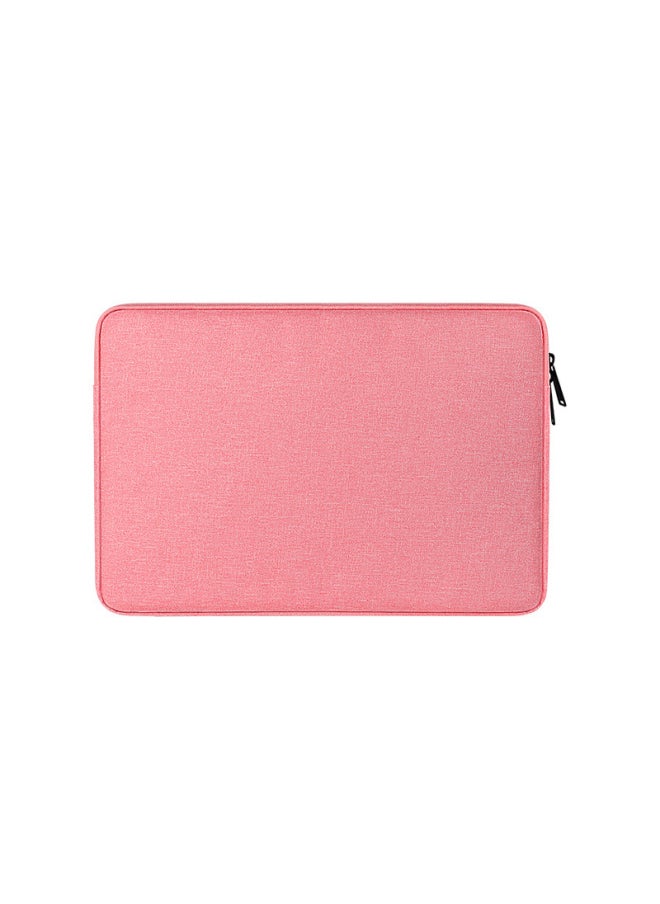Ultrabook Laptop Bag 13-inch 14-inch 15.6-inch Notebook Inner Protective Case Pro Computer Bag Leather Material-Color:Beauty Powder-Dimensions:15.6 Inch