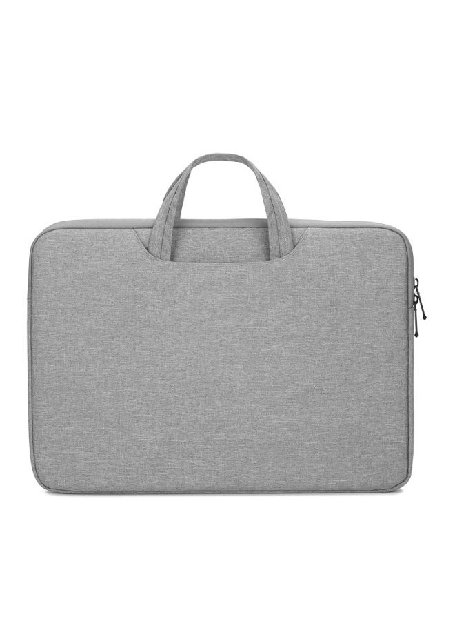 Laptop Bag Suitable For Lenovo For huawei 16-inch For Apple 14-inch Laptop Bag Waterproof Men And Women-Color:Light Gray (simplified-no Front Bag)-Size:15.6 (thin 16-inch)