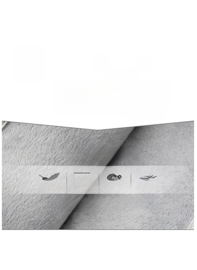 Simple Computer Protective Case Color Velvet 10 Inch 13 Inch 15.6 Inch Fashion Tablet Laptop Liner Bag-Color:Light Gray-Dimensions:13.3 Inch