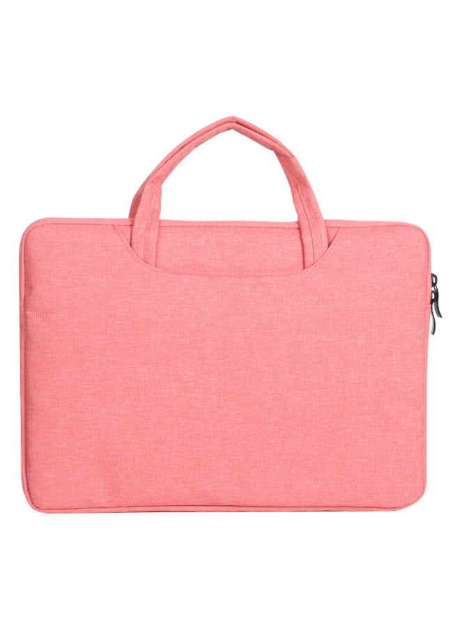 Spot Laptop Bag Waterproof Shockproof Fluffy Liner Laptop Bag For Men And Women For Apple For huawei Tablet Bag-Color:Pink-Dimensions:15.6 Inch