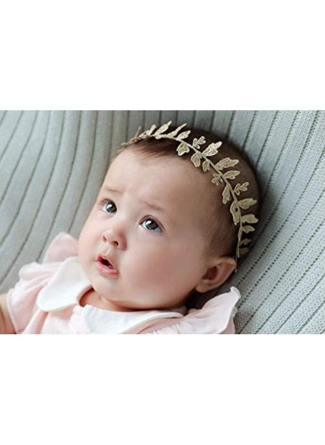 Zapire Lace Headbands for Baby Girl Beautiful Kid Hair Accessories - Soft Elastic Flower Bows Hair Bands