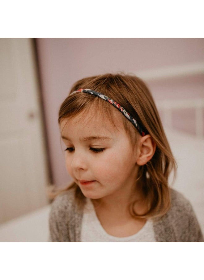 Parker Baby Co. Girl Braided Headbands, Assorted 10 Pack of Hair Accessories for Girls - 'Wildflower Set'