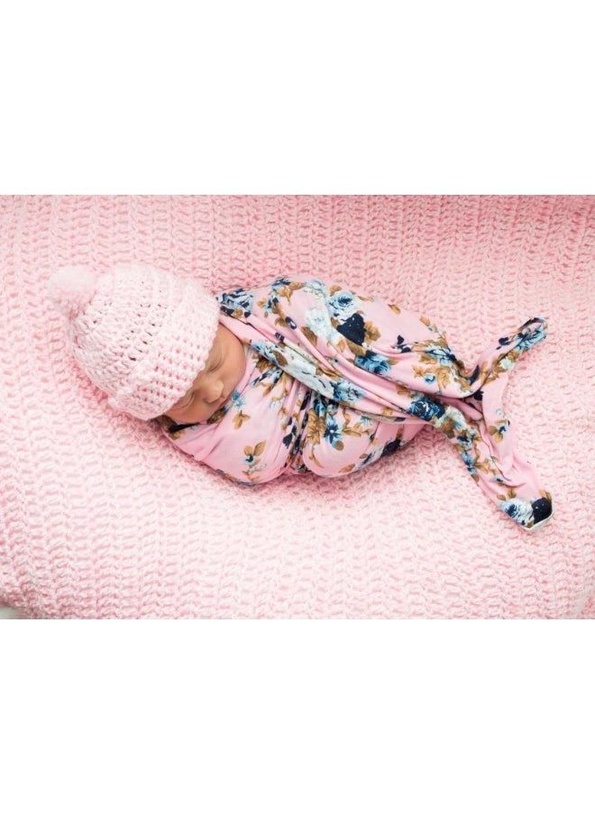 Printed Baby Gifts: Bow Hat + Blanket