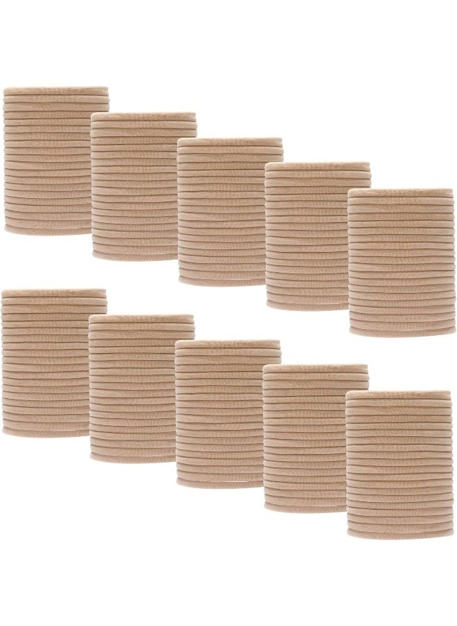 inSowni 200 Pack Bulk Wholesale Super Soft Stretchy DIY Nylon Headbands Hair Bands for Baby Girls One Size Fits All (Khaki)