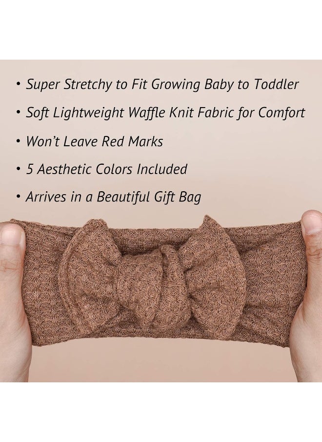 Baby Girls Headbands with Bows Infant Toddler Headwrap Hair Accessories