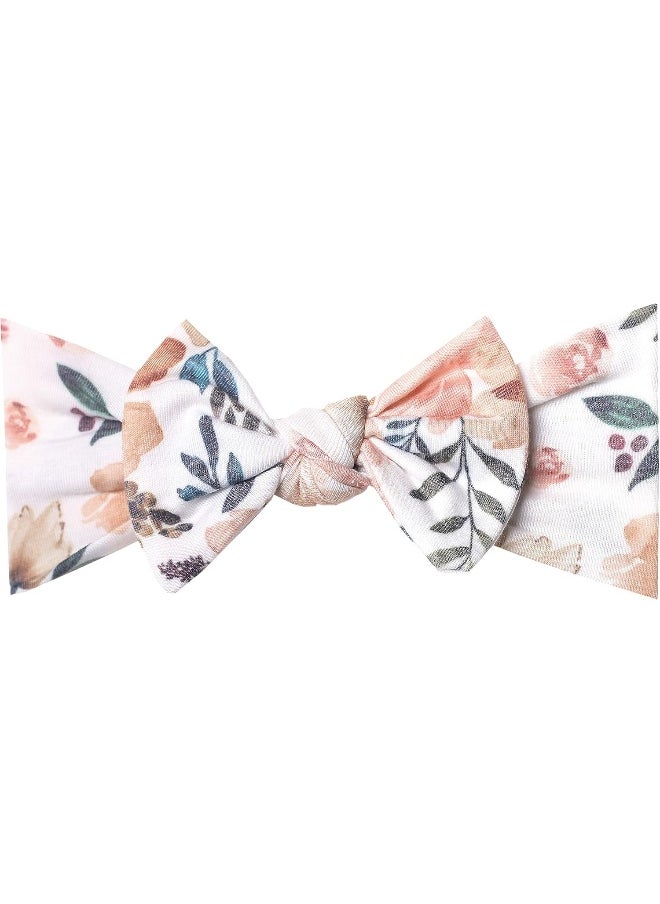 Copper Pearl Baby Bows: Stylish Headbands for Baby Girls, Premium Soft and Stretchy Baby Headbands, Perfect for Newborns, Trendy Designs - Autumn