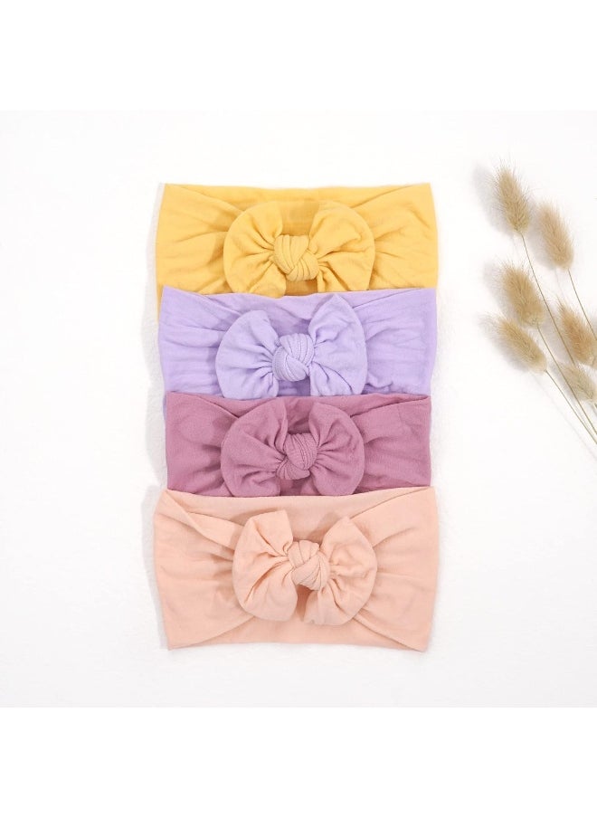 20PCS Baby Girls Headbands Soft Nylon Newborns Headbands 4.5inch Hair Bows Elastic Hairbands Hair Accessories for Newborns Infants Toddlers Girls Kids