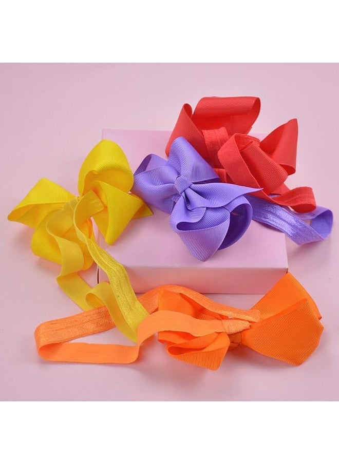 WillingTee Baby Girls Headbands Tiny Bows 2.75