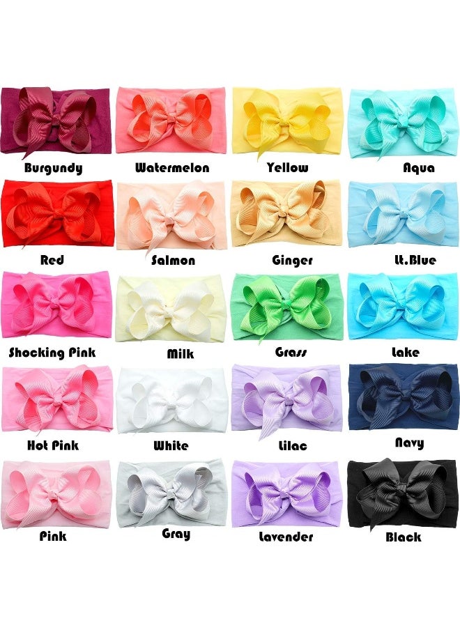 Yxiang 20PCS Baby Girl Bows Headbands, 4