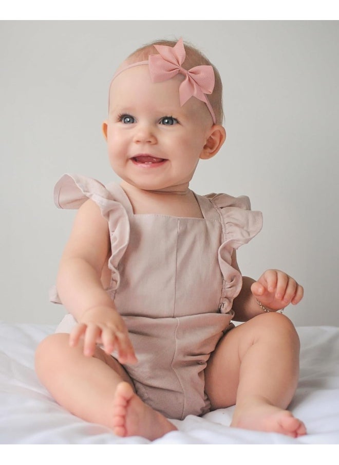 Jollybows 40pcs Baby Girls Grosgrain Ribbon Hair Bows Headbands 4
