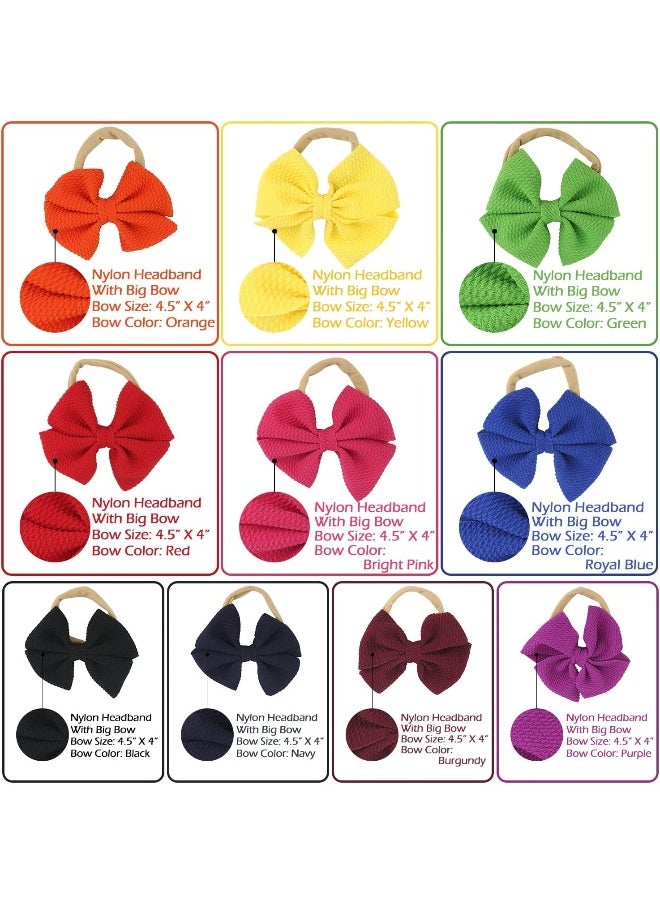 MEEDEE Baby Girl's Headbands and Bows for Newborn Infant Toddler 20 PCS