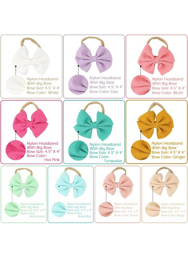 MEEDEE Baby Girl's Headbands and Bows for Newborn Infant Toddler 20 PCS