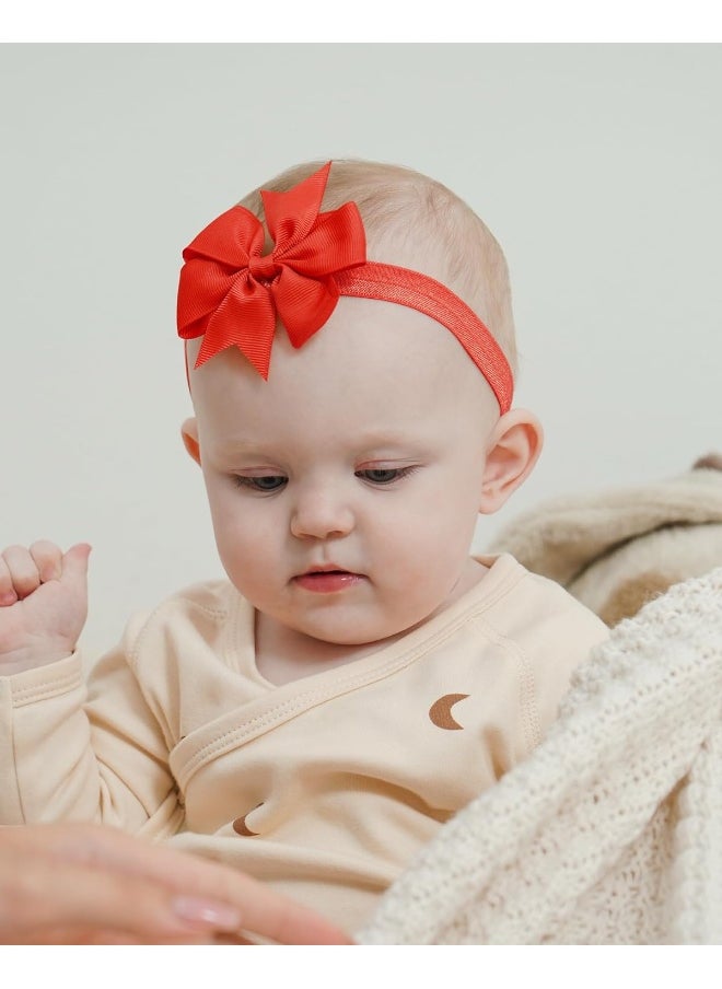 Jollybows 40pcs Baby Girls Grosgrain Ribbon Hair Bows Headbands 3