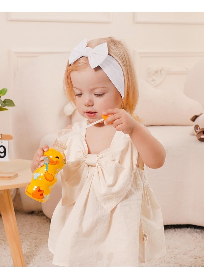 jollybows 20pcs Baby Girls Nylon Headbands Turban Hair Bows Hair Band Elastic Hair Accessories for Kids Toddlers Infants Newborn-Holiday Print Set