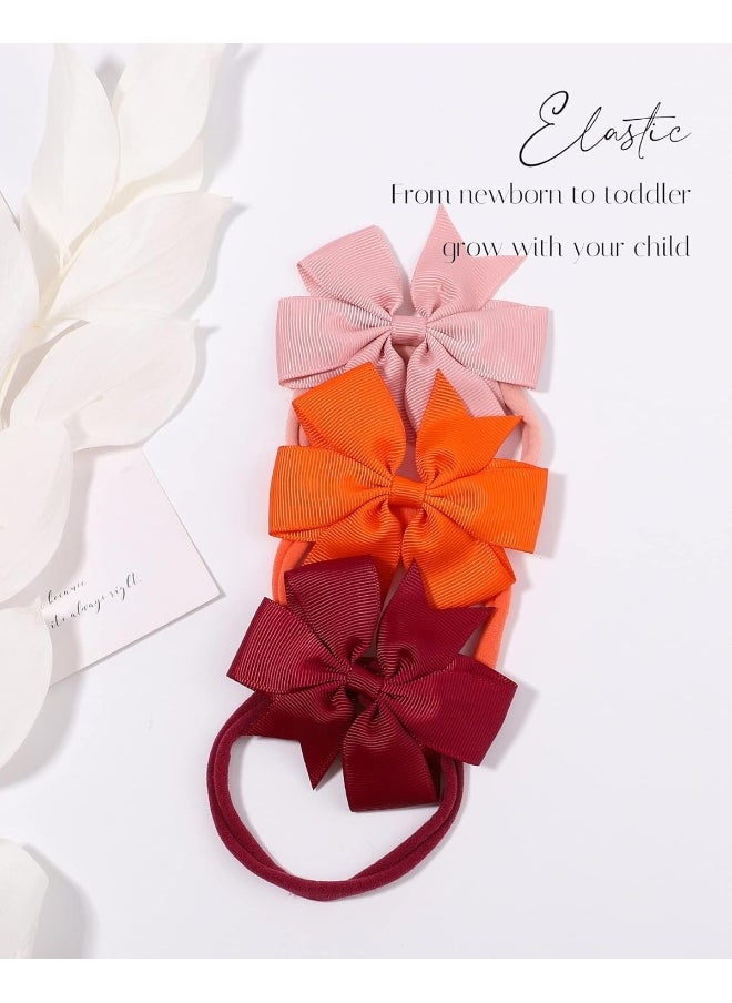 Jollybows 40pcs Baby Girls Grosgrain Ribbon Hair Bows Headbands 3