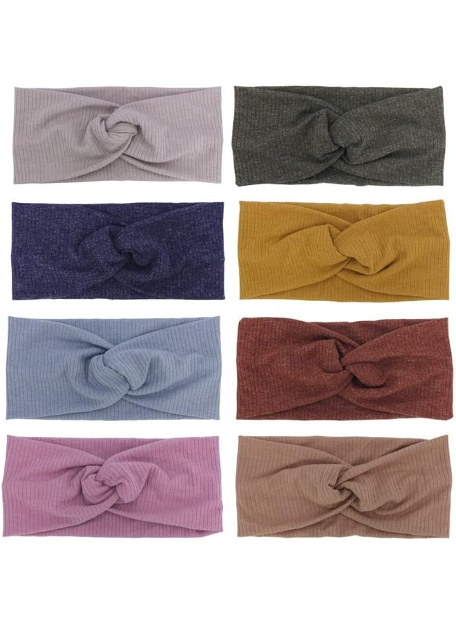 Sugarmelon Baby Headbands Stretchy Hairbands Hair Bow Elastics for Baby Girls Newborn Toddlers Infant Kids Turban Headband