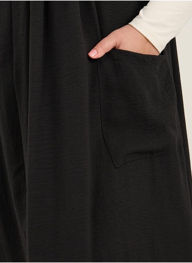 Plus Size Strappy A-Line Maxi Dress