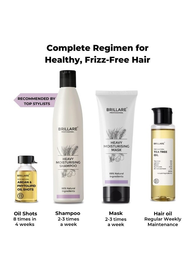 Professional Heavy Moisturising Mask | Repairs Dry & Damaged Hair | Combats Frizz & Scalp Dryness | Makes hair Smooth & Manageable | For Men & Women (125 g)