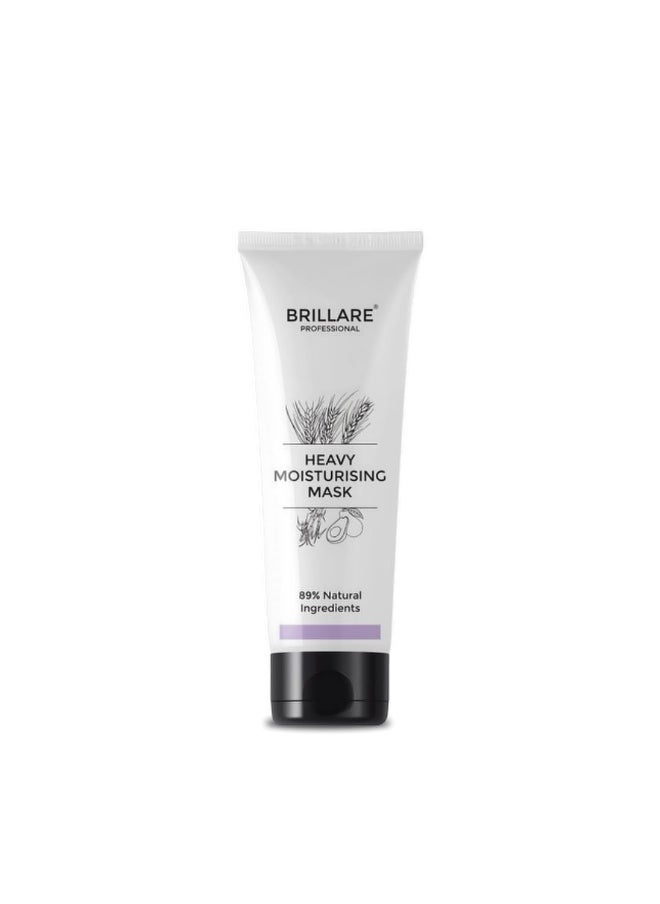 Professional Heavy Moisturising Mask | Repairs Dry & Damaged Hair | Combats Frizz & Scalp Dryness | Makes hair Smooth & Manageable | For Men & Women (125 g)