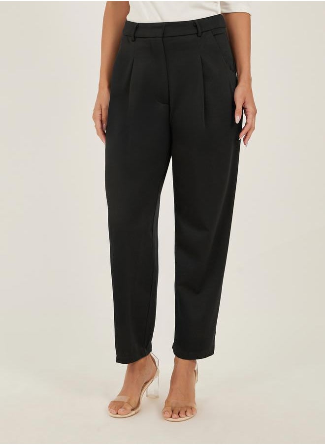 Black Tailored Pants for Women