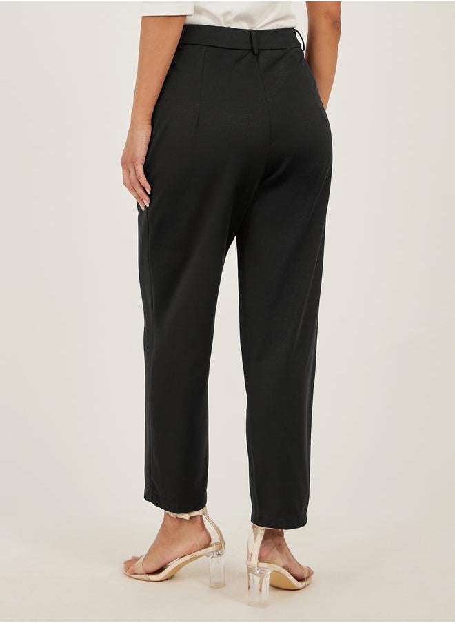 Black Tailored Pants for Women