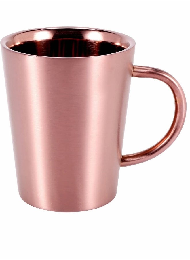 Coffee Cup Double Walled Coffee Mug Reusable Thermos Mug 304 Stainless Steel Insulated Coffee Cup Vacuum Thermal Mug Travel Mug Beer Cup Teacup Coffee Cup With Handgrip