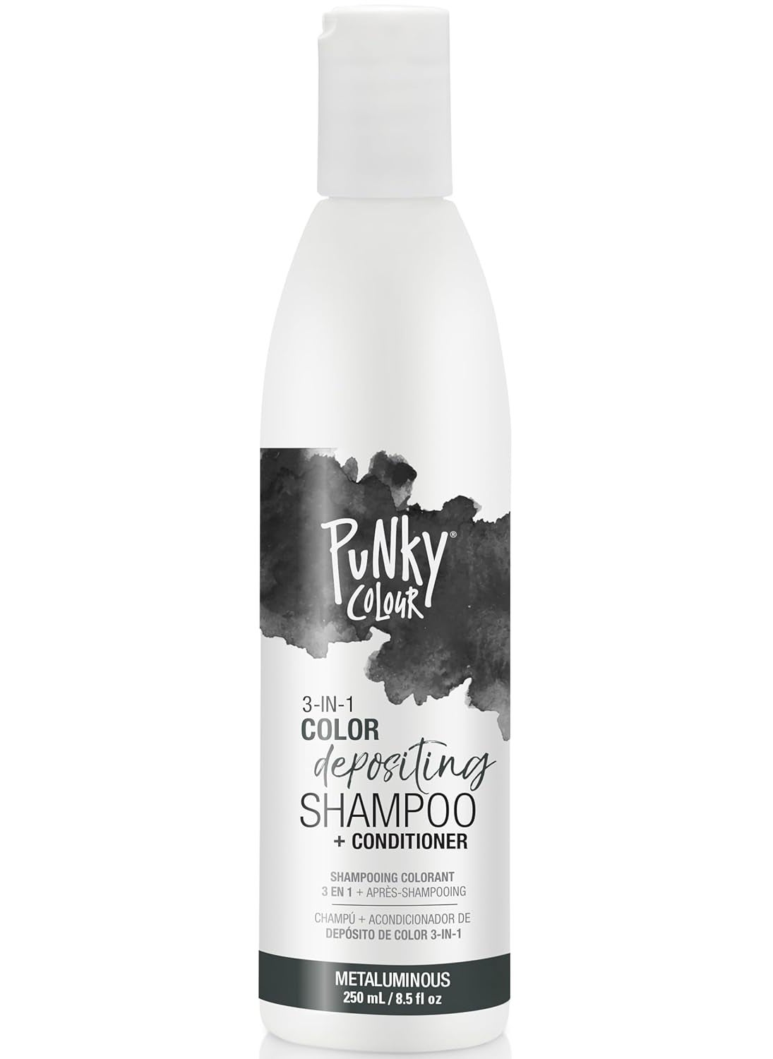 Punky Colour 3-in-1 Color Depositing Hair Cleanser & Conditioner, 8.5 fl oz. (Metaluminous)
