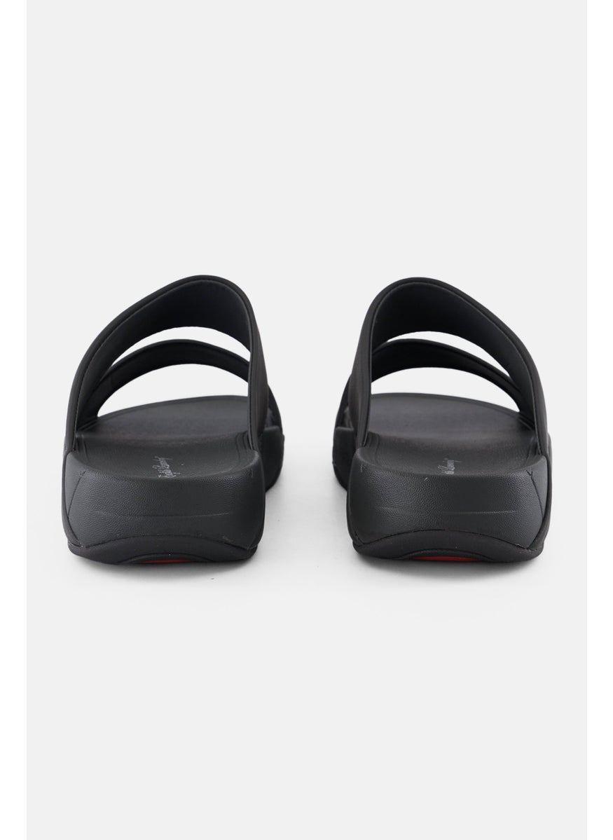 Men Slip On Sandals, Dark Grey