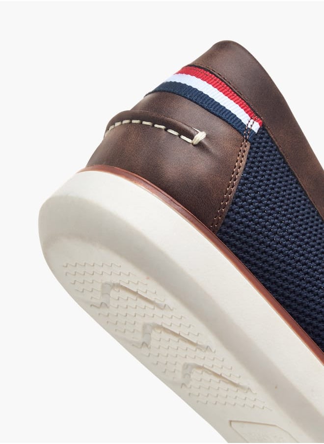 Men's Textured Slip-On Loafers