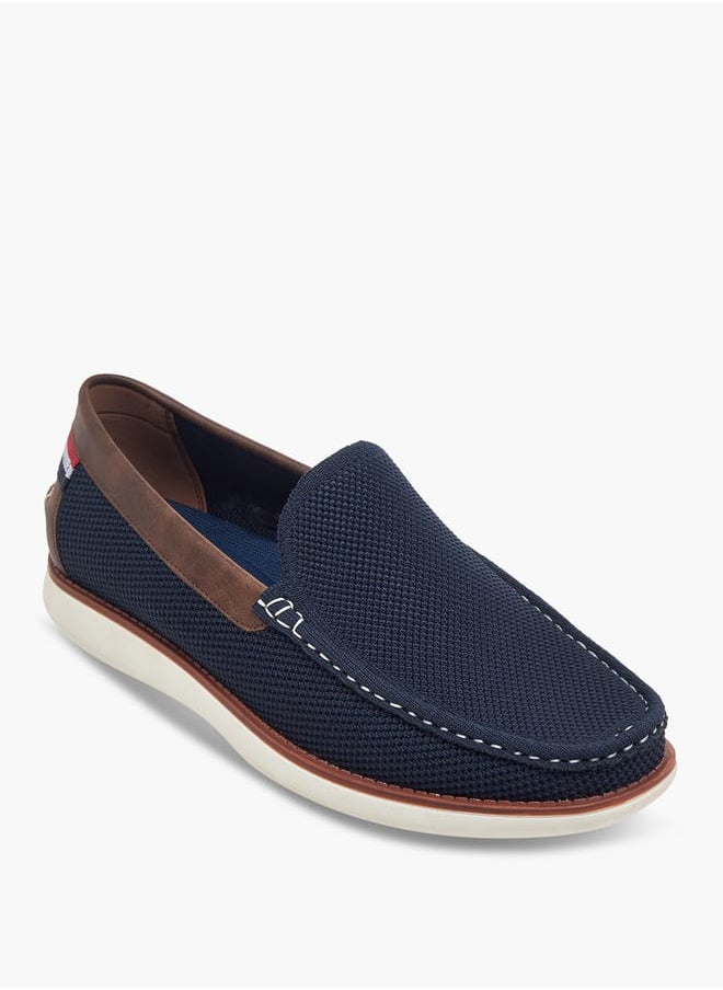 Men's Textured Slip-On Loafers