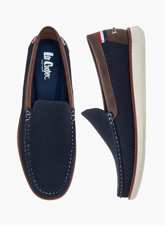 Men's Textured Slip-On Loafers