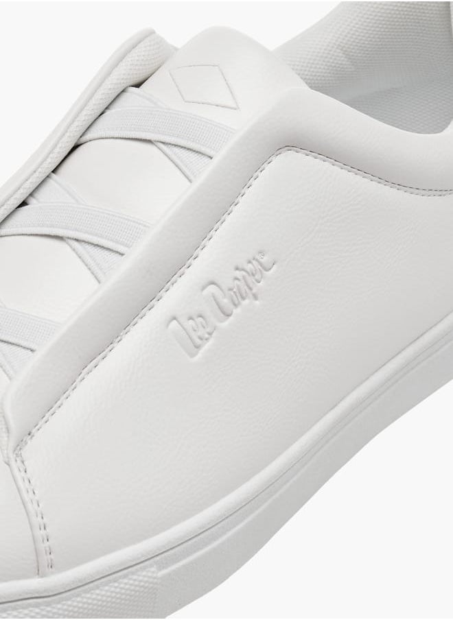 Men's Elastic Cross Strap Detail Slip-On Sneakers
