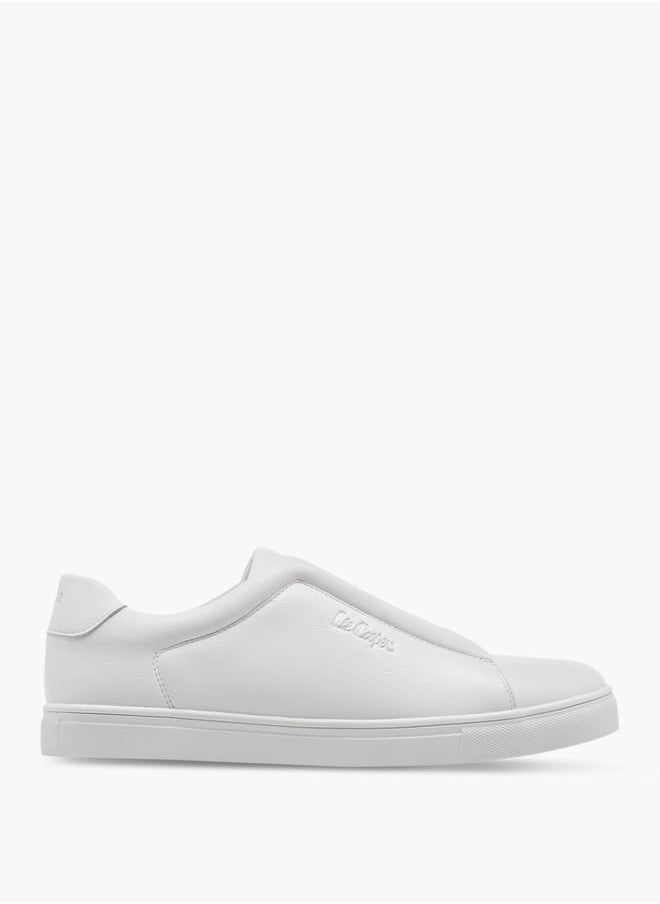 Men's Elastic Cross Strap Detail Slip-On Sneakers
