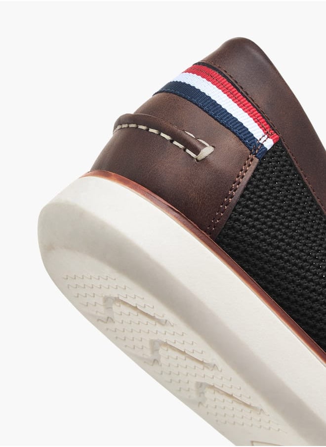 Men's Textured Slip-On Loafers