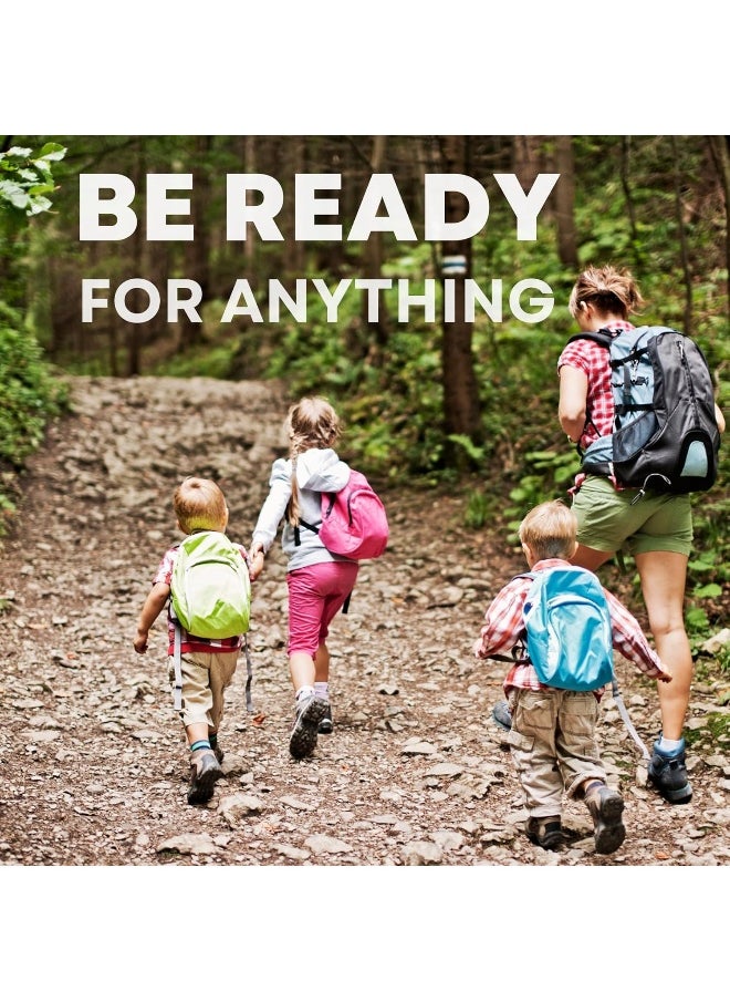 Travel and Baby First Aid Kit - Mom First Aid Kits! Mini Compact Kit with 50 Essentials for Diaper Bag or Purse - Small First Aid Kit for Emergency, Camping, Hiking, Car, or Home [Kid Joy]
