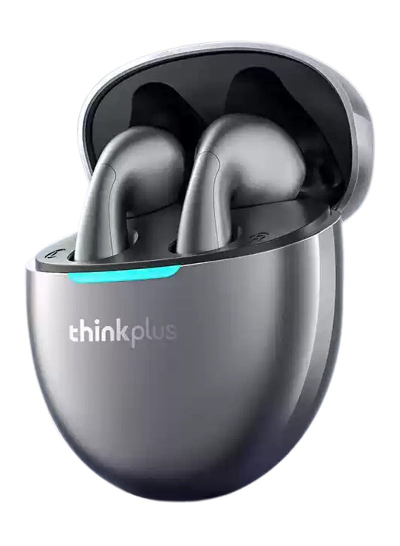 LP48- True Wireless Earphones with 13mm Drivers, 25-Hour Battery, Comfortable Semi-In-Ear Design, Low Latency Gaming Mode, and Bluetooth 5.4 grey