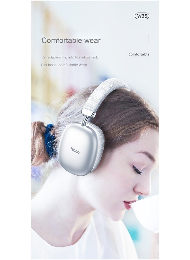 W35 Yuezhe Bluetooth Over-Ear Headphones with 40-Hour Battery Life - Perfect for Music and Running