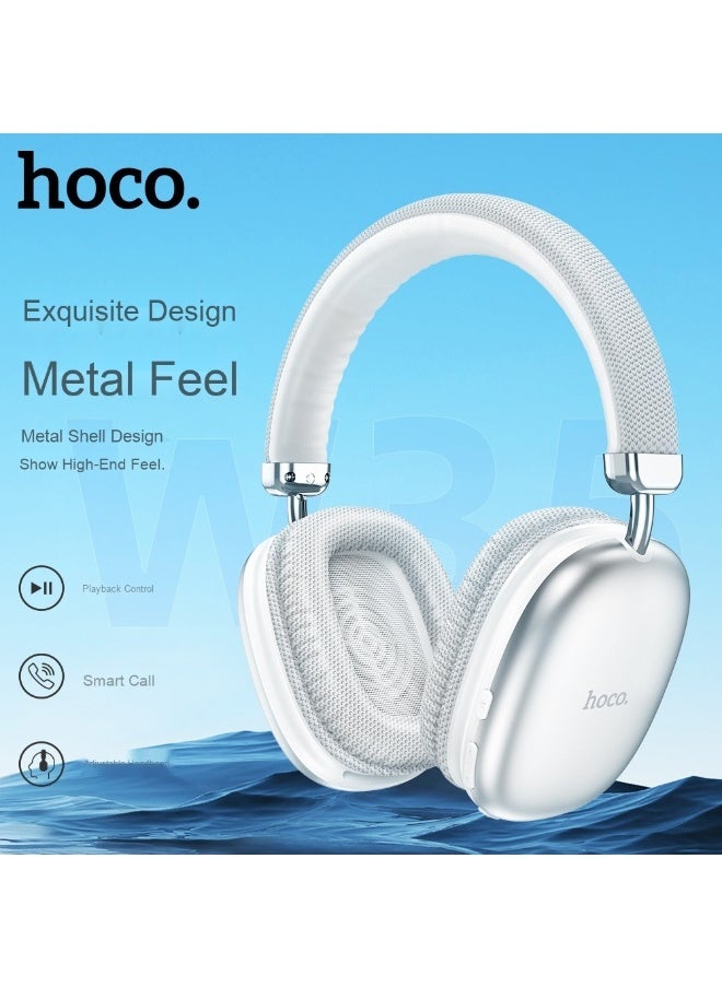 W35 Yuezhe Bluetooth Over-Ear Headphones with 40-Hour Battery Life - Perfect for Music and Running
