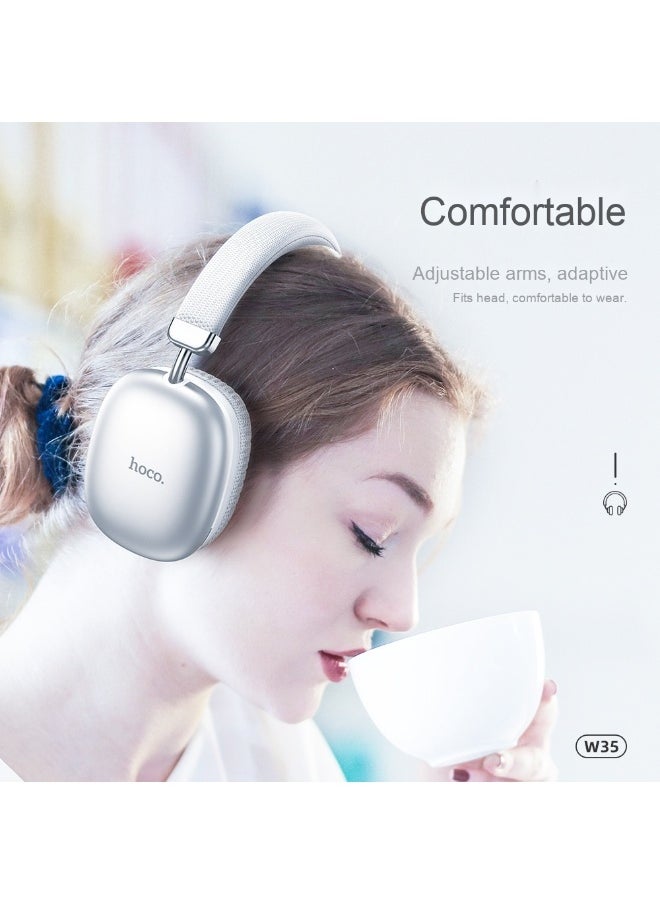 W35 Yuezhe Bluetooth Over-Ear Headphones with 40-Hour Battery Life - Perfect for Music and Running