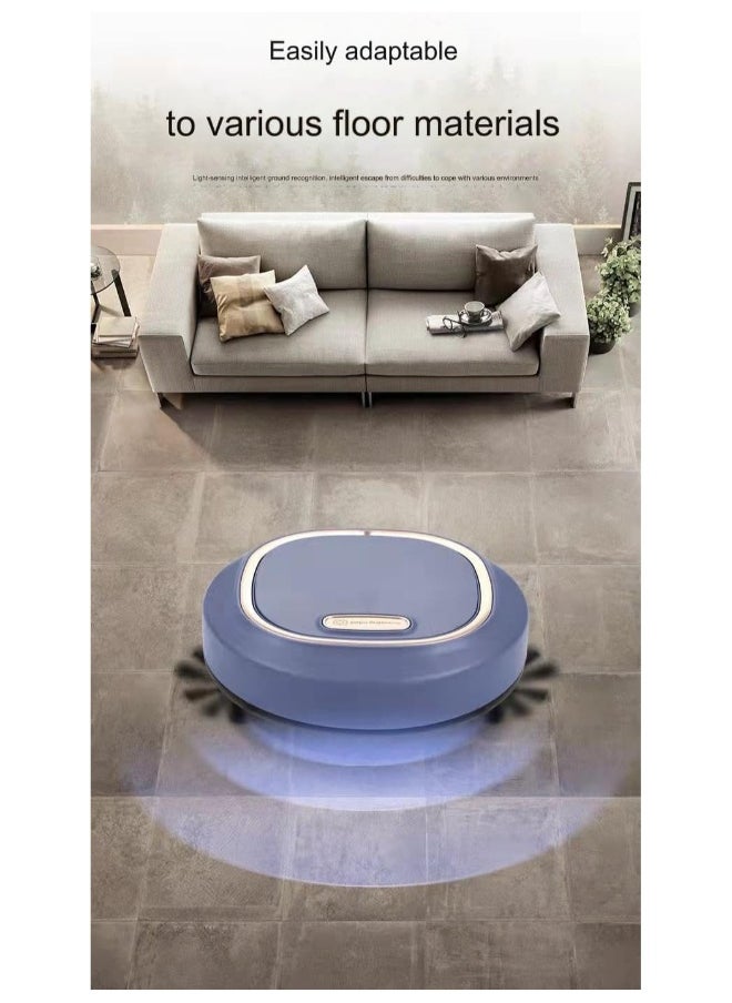 Ultra-Slim Robot Vacuum Cleaner with 1800Pa Strong Suction, Quiet Operation, Ideal for Hard Floors and Medium-Pile Carpets, Multiple Cleaning Modes, Perfect for Pet Hair Removal.