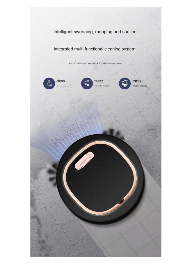 Ultra-Slim Robot Vacuum Cleaner with 1800Pa Strong Suction, Quiet Operation, Ideal for Hard Floors and Medium-Pile Carpets, Multiple Cleaning Modes, Perfect for Pet Hair Removal.